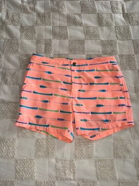 Chubbies Tangerine x Chubbies Fowl Plays Paddle short size M